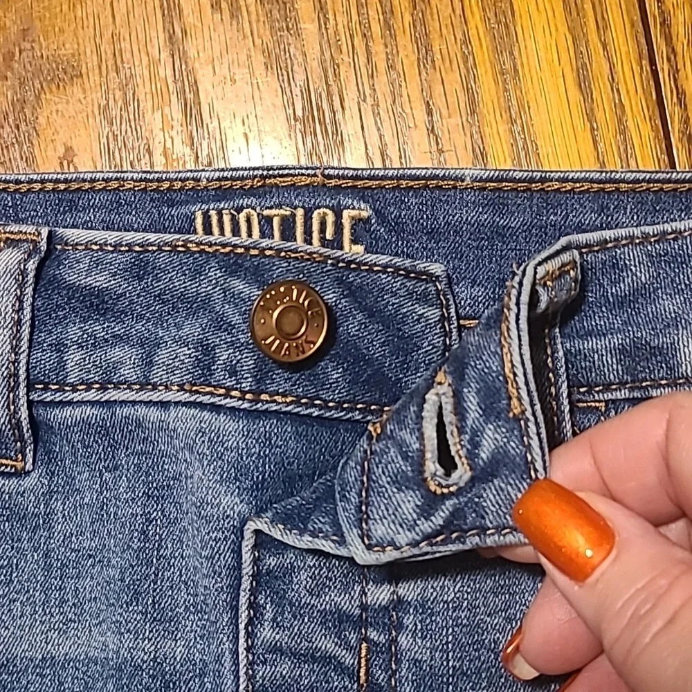 Justice Blue Denim Skirt - Girl's 10